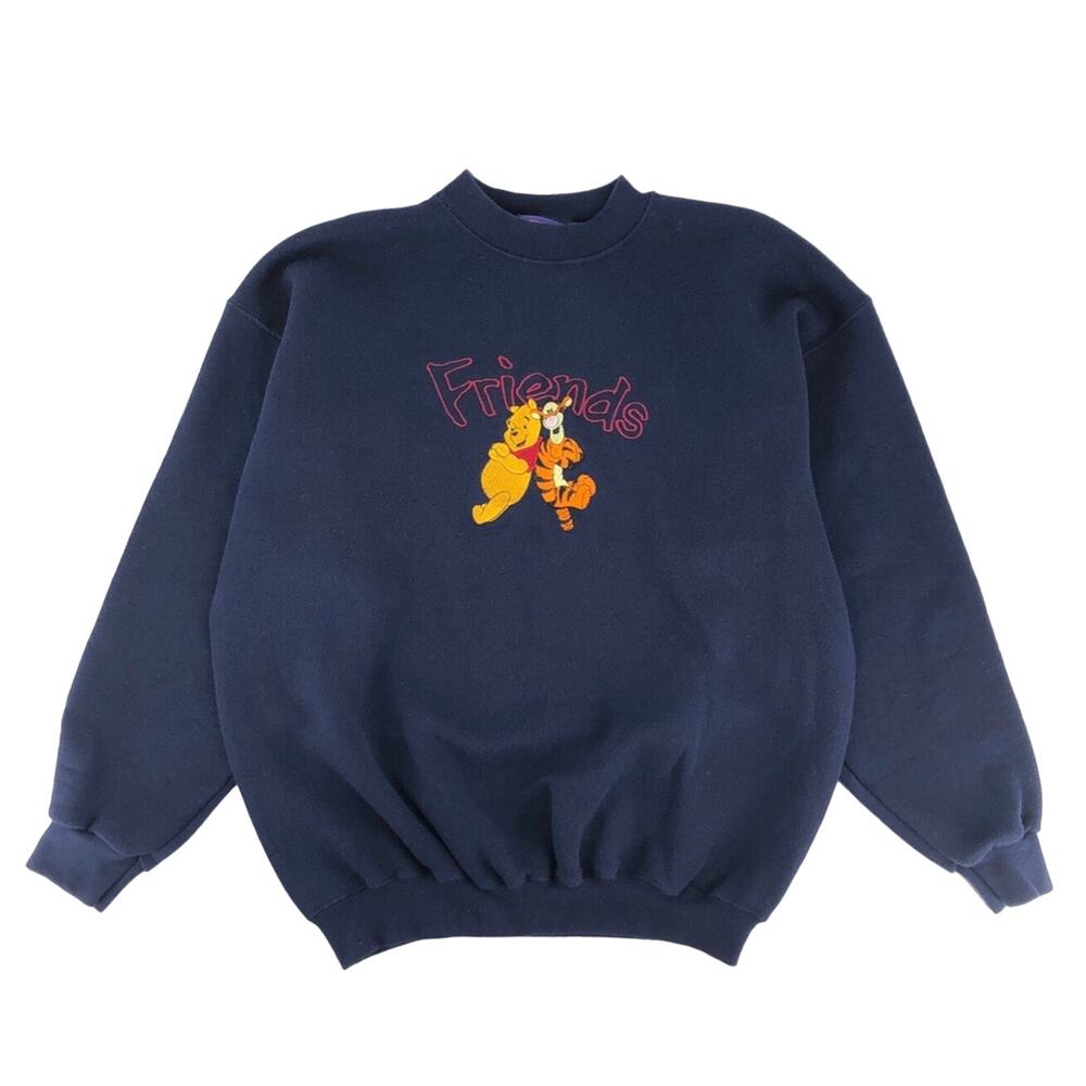 90s Winnie The Pooh & Tigger Friends Crewneck Swe… - image 1